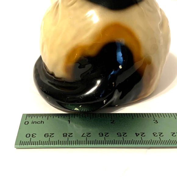 Vintage Harvey Knox Ceramic Calico Cat Blue Eyes Signed - Picture 15 of 15